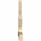 Ekena Millwork Alberta Rough Sawn Timber Gable Bracket, Douglas Fir, 108"W x 49"H x 4"D x 6"F, 11/12 Pitch GBW108X49X0406ALB00RDF - alternate 3